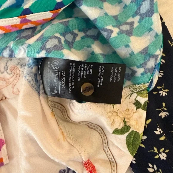 Anthropologie Multicolor Patterned Button Down Shirt - Picture 3 of 4